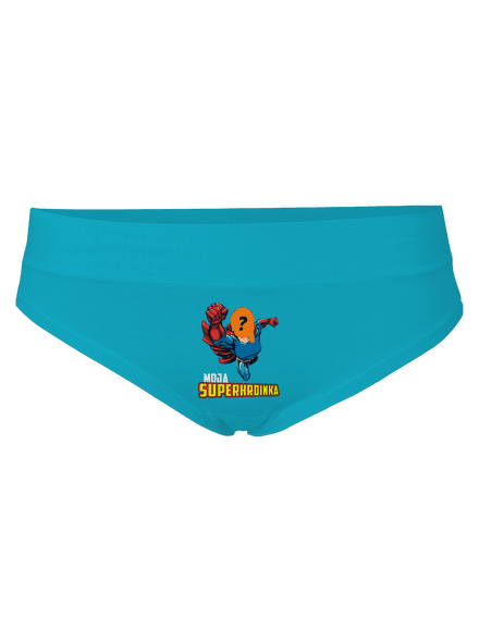Moja superhrdinka dámske nohavičky Turquoise