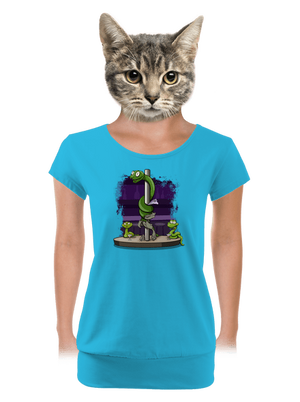 dámske tričko s lemom