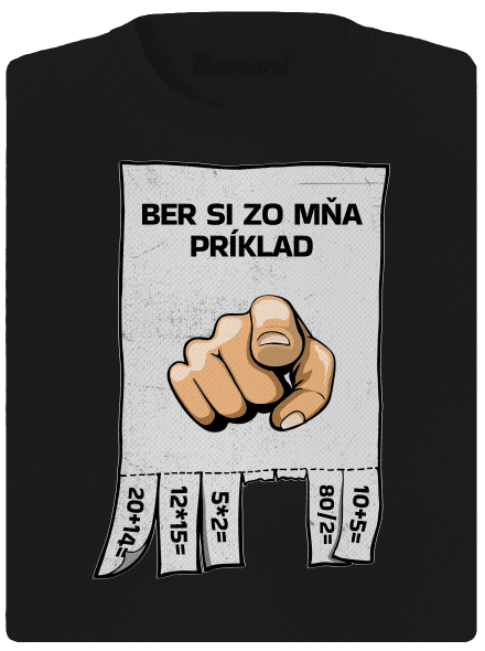Ber si zo mňa príklad dámske športové tričko Black