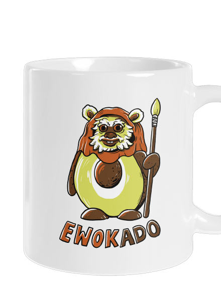 Ewokado klasický hrnček White