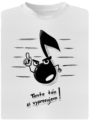 Tón detské športové tričko White