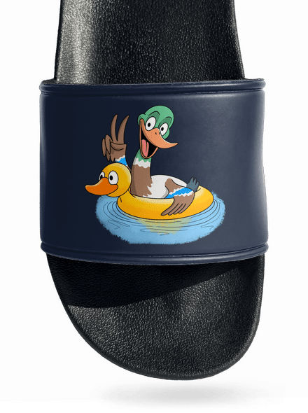 Káčer neplavec šľapky Navy