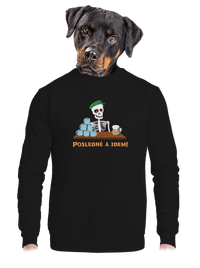 unisex mikina bez kapucne