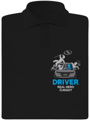 Driver pánska polokošeľa Black