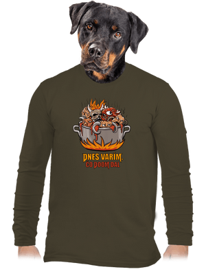 Čo Doom dal pánske dlhý rukáv Urban Khaki