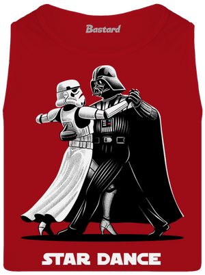 Star dance pánske tielko Red