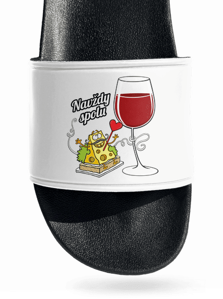 Navždy spolu šľapky White