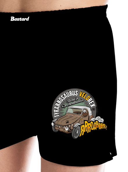 Tyrannosaurus Velorex pánske trenky Black