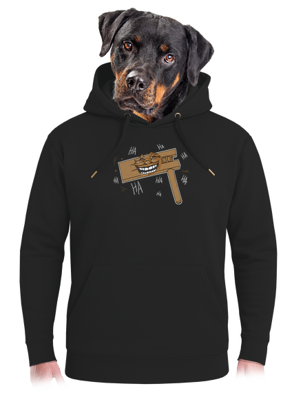 Rehtačka unisex mikina premium Dark Black