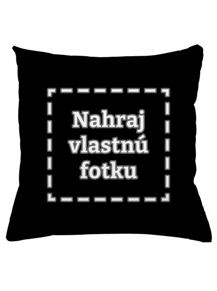 Vlastná potlač vankúš Black