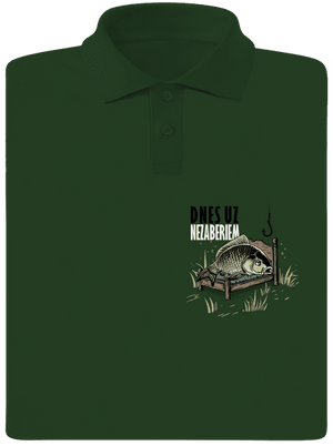 Dnes už nezaberiem pánska polokošeľa Bottle Green Mal