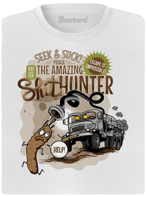 Shithunter dámske športové tričko White