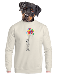 unisex mikina bez kapucne