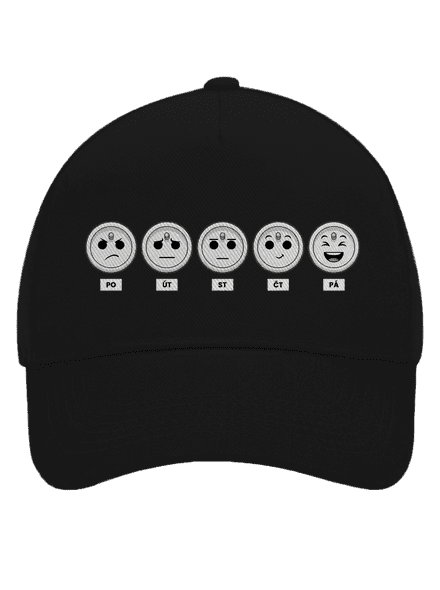 Týždeň elektrikára šiltovka baseballka Black