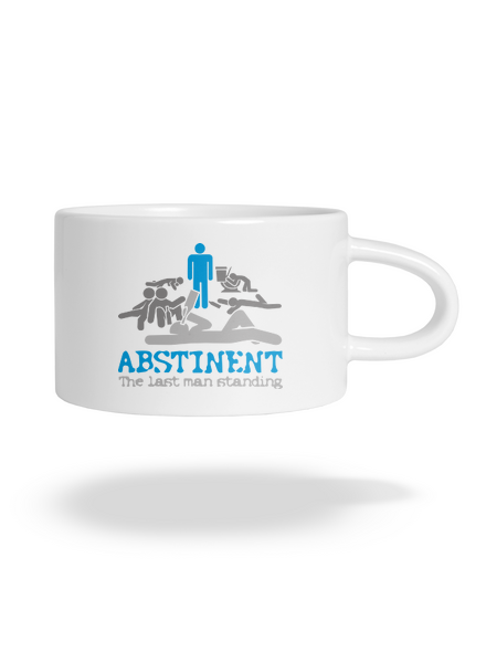 Abstinent hrnček makronka White