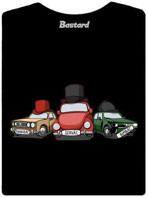 Traja veteráni dámske tričko Black