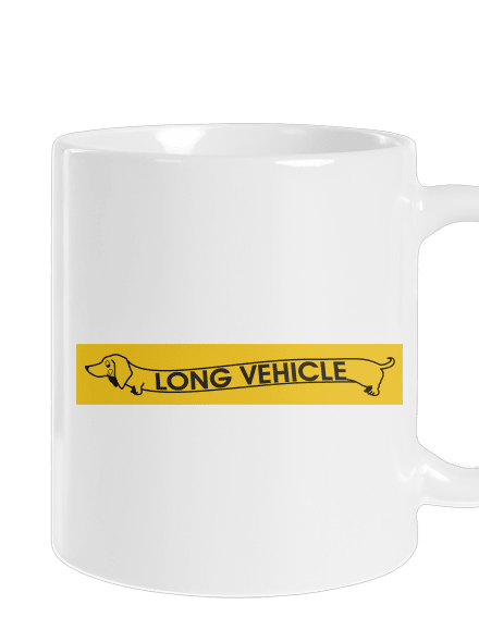 Long Vehicle klasický hrnček White