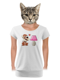 dámske tričko s lemom