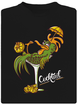 Cocktail detské športové tričko Black