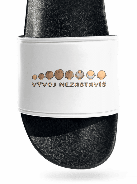 Vývoj nezastavíš šľapky White