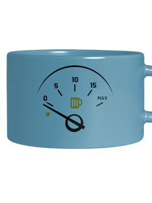 Prázdna nádrž hrnček makronka Blue Macaron