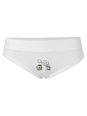 Čaj o piatej, káva stále dámske nohavičky White