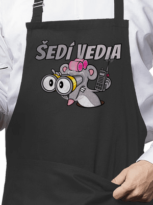 Šedí vedia - myš zástera Dark Grey