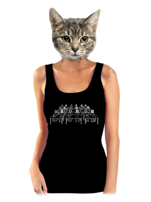 Cimrman: Debil, blbeček dámske tielko klasické Black