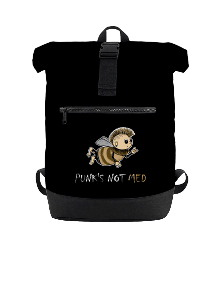 Punks Not Med batoh Black