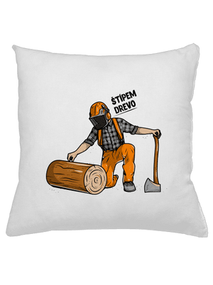 Drevorubač vankúš White