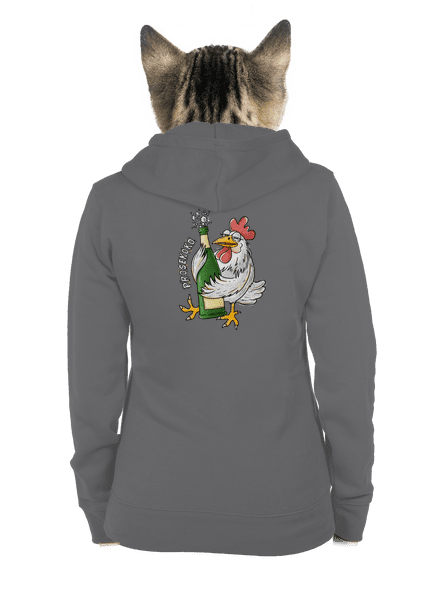 Prosekoko dámska mikina na zips Steel Gray