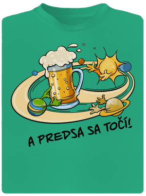 A predsa sa točí! pánske športové tričko Mint Mal