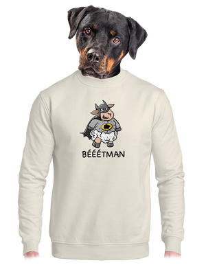 unisex mikina bez kapucne