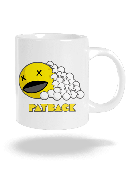 Payback veľký hrnček White