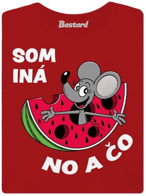 Som iná dámske tričko prémium Red Mal