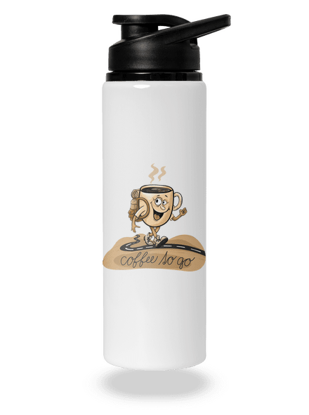 Coffee to go flaša na vodu White