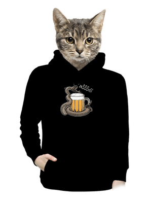 dámska mikina klokanka