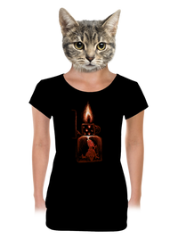 dámske tričko s lemom