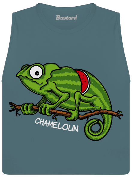 Chameloun dámske tielko voľné Heather Deep Teal