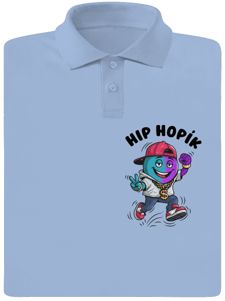 Hip Hopík pánska polokošeľa Sky Blue Mal