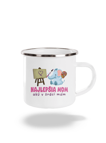 Najlepšia mom plecháčik White