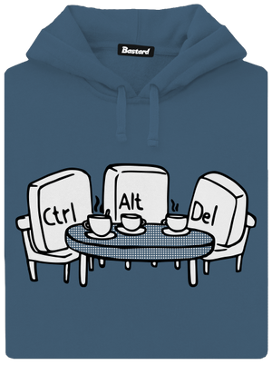 Nerozluční kamaráti dámska mikina klokanka Denim