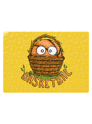 Basketbal puzzle White
