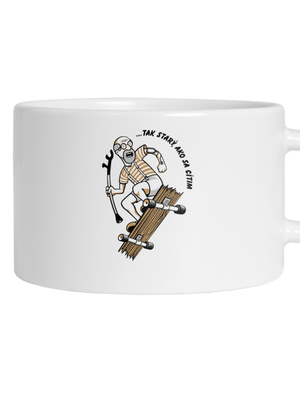 Starý, ako sa cítim hrnček makronka White