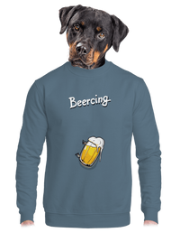 unisex mikina bez kapucne