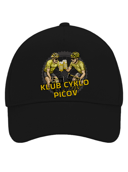 Klub cyklo pičov šiltovka baseballka Black