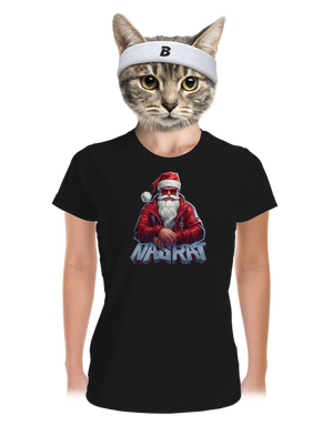 Sranta Klaus dámske športové tričko Black