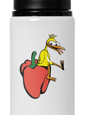 Kura na paprike flaša na vodu White