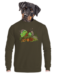 unisex mikina bez kapucne