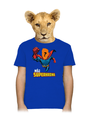 Môj superhrdina detské tričko Royal Blue